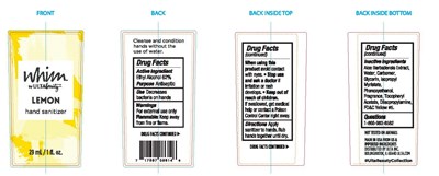 Lemon (Whim Hand Sanitizer Lemon 1 Oz 2020 1.8 Ol(hr))